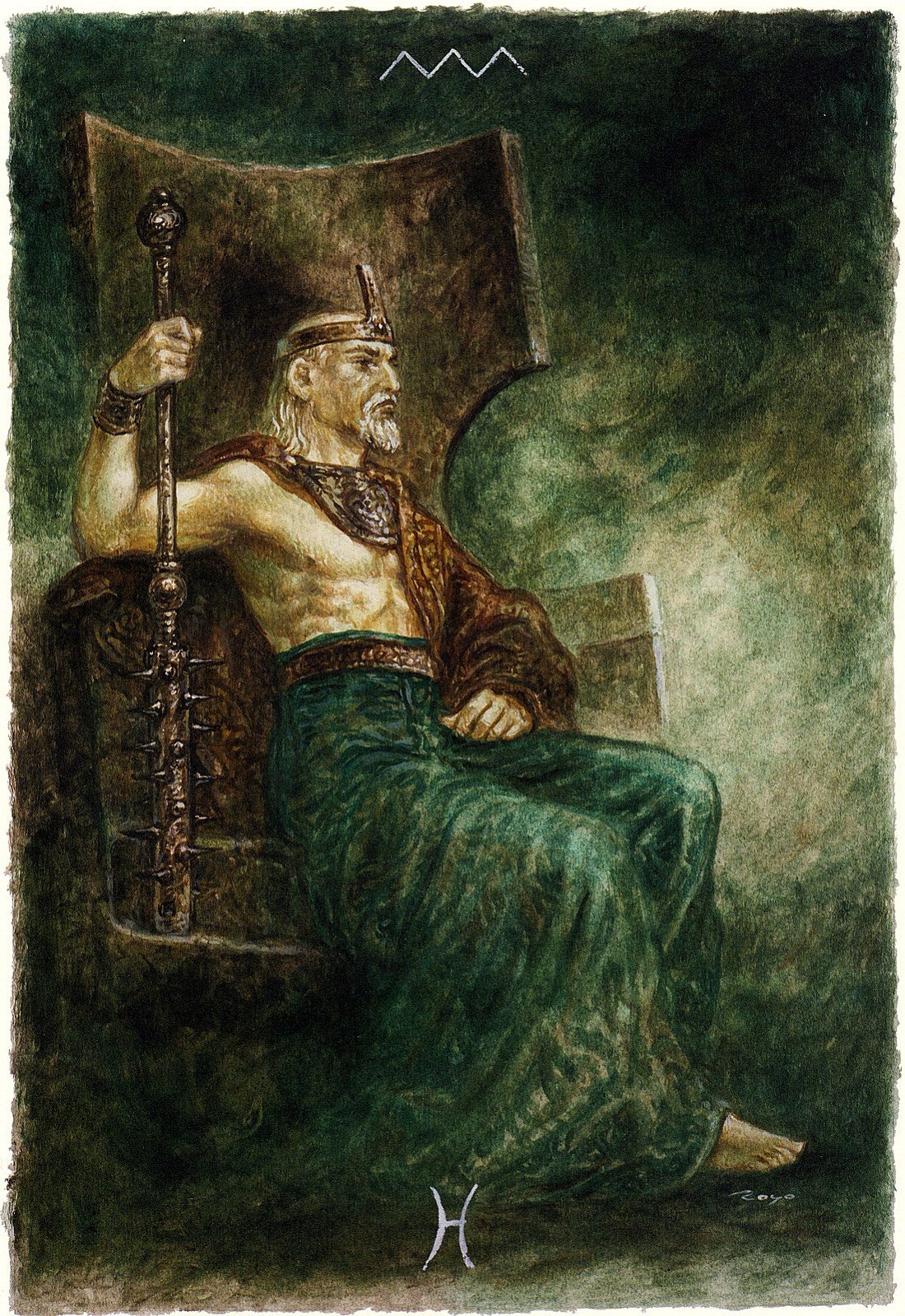 Minor Arcana Wands   King of Wands